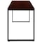 Flash Furniture Commercial Grade Industrial Style Office Desk, 55" Length, Mahogany GC-GF156-14-MHG-GG - alternate 4